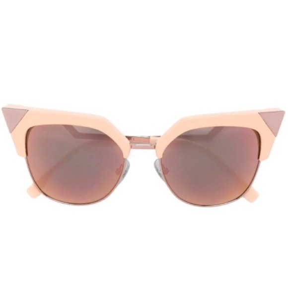 Fendi Accessories - FENDI Iridia cat-eye frame sunglasses pink